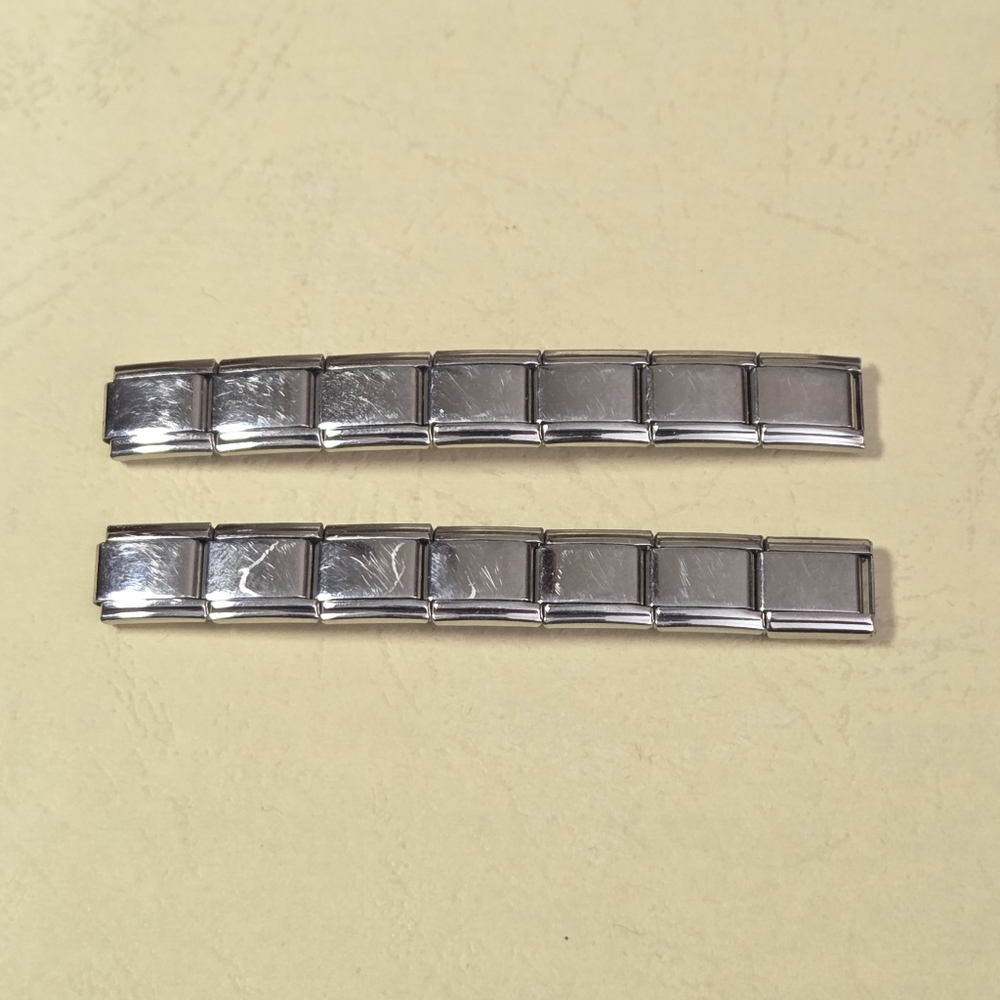 *3 for $30* Italian Charm Bracelet Blank Links - 14 pcs